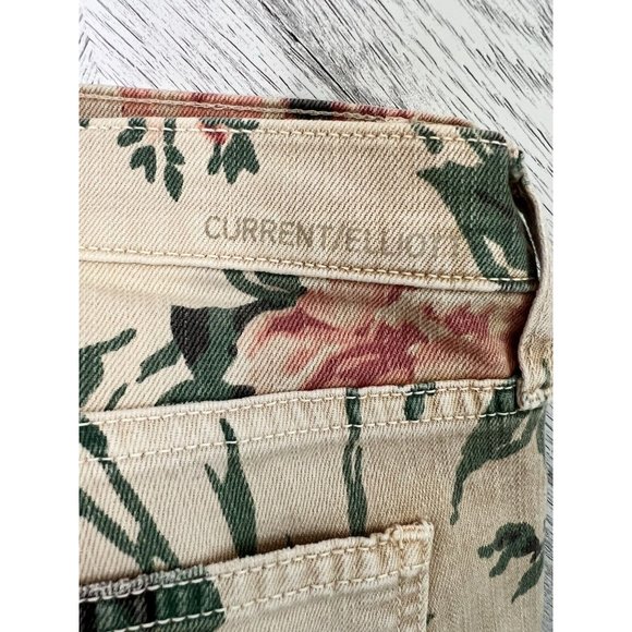 Current Elliott Haystack Floral Jeans Size 32” - Picture 6 of 8
